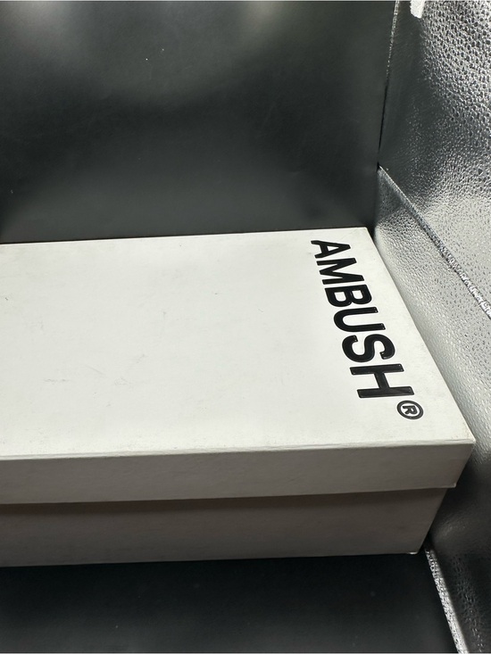 Ambush Minimalist Leather and Rubber White Platform Sneakers EU44 main image 7